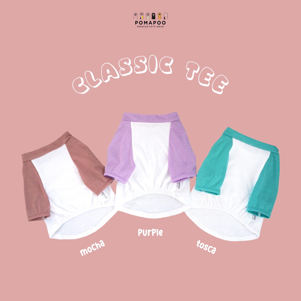 POMAPOO - Baju Kucing dan Baju Anjing Classic Tee