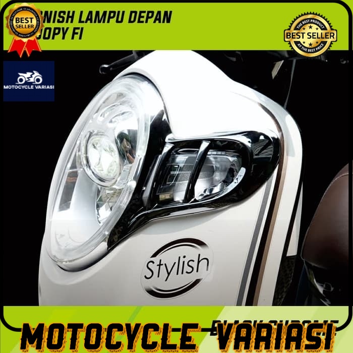 TGP Garnish lampu depan honda Scoopy