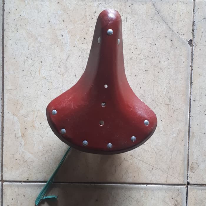 sadel sepeda ontel kulit