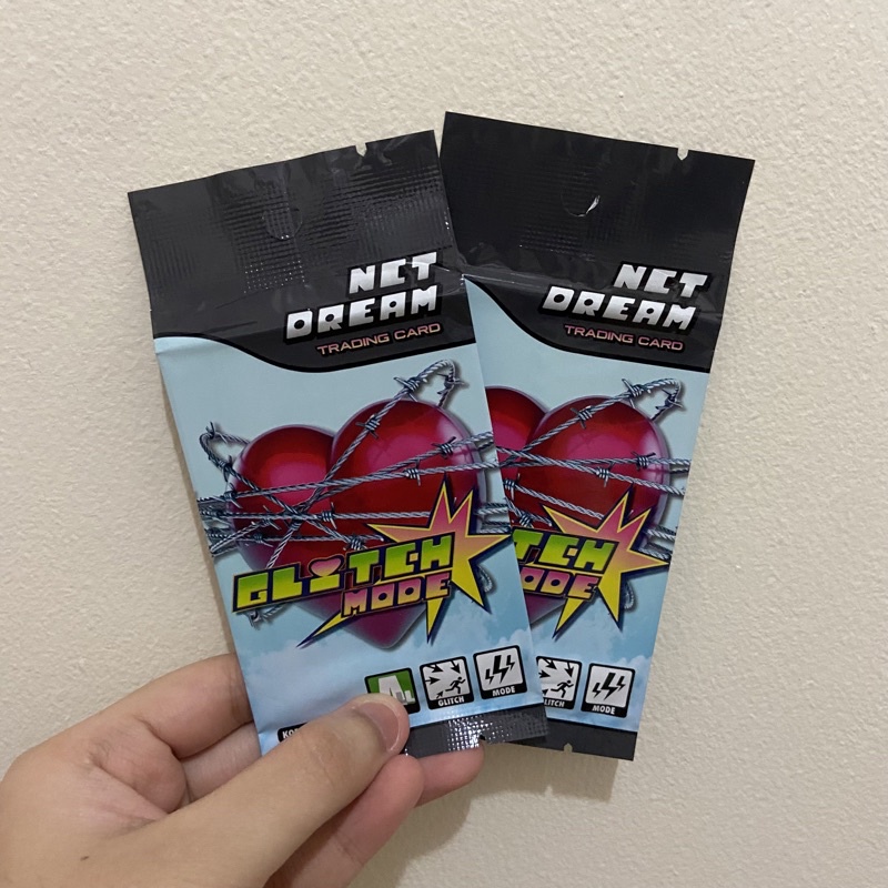 Nct dream trading card ver a sealed tc glimo glitch mode