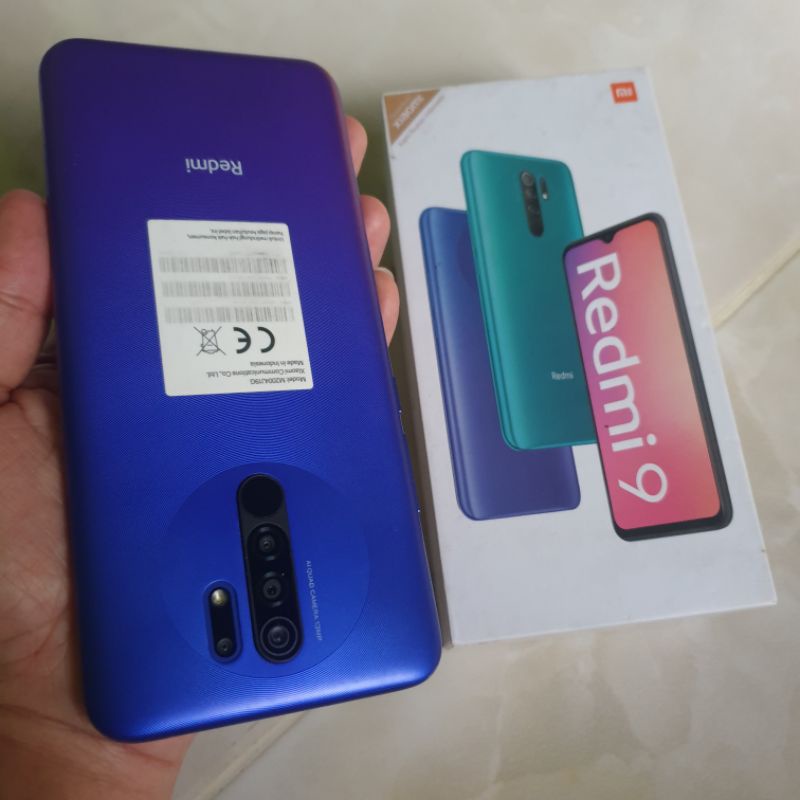 Redmi 9 3/32 mulus istimewah lengkap