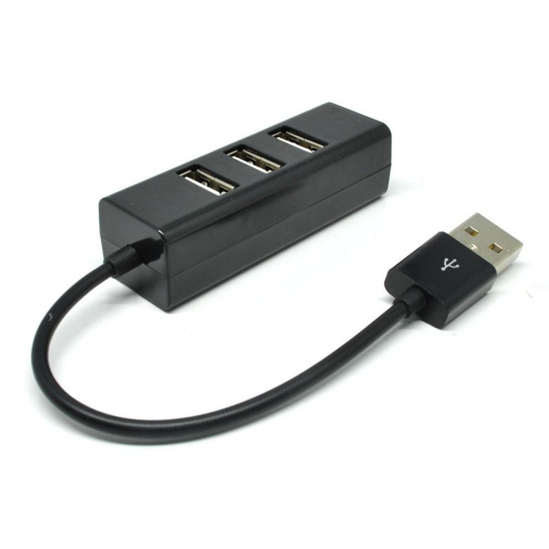 Portable USB Hub Mini 4 Port Plug n Play