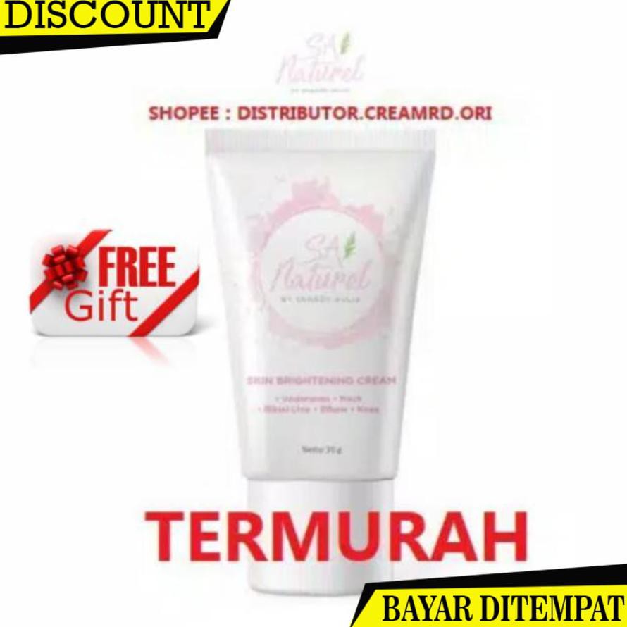 

(BAYAR DITEMPAT) FREE GIFT READY ORIGINAL SA NATUREL SKIN BRIGHTENING CREAM BY SHANDY AULIA PEMUTIH