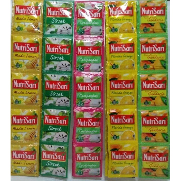 

NUTRISARI RENCENG ISI 10 SACHET