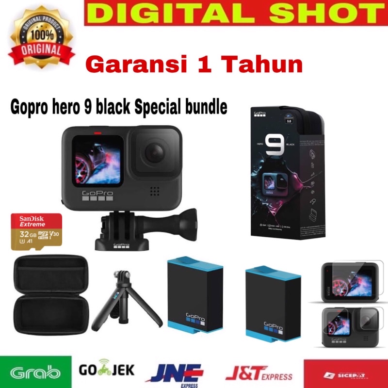 Gopro Hero 9 Black Special Bundle / Action Camera Go pro Hero 9 Black Bundle
