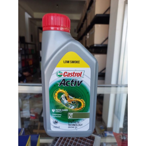 OLI SAMPING 2T CASTROL ACTIV PISTON GUARD LOW SMOKE 700ML 0.7L