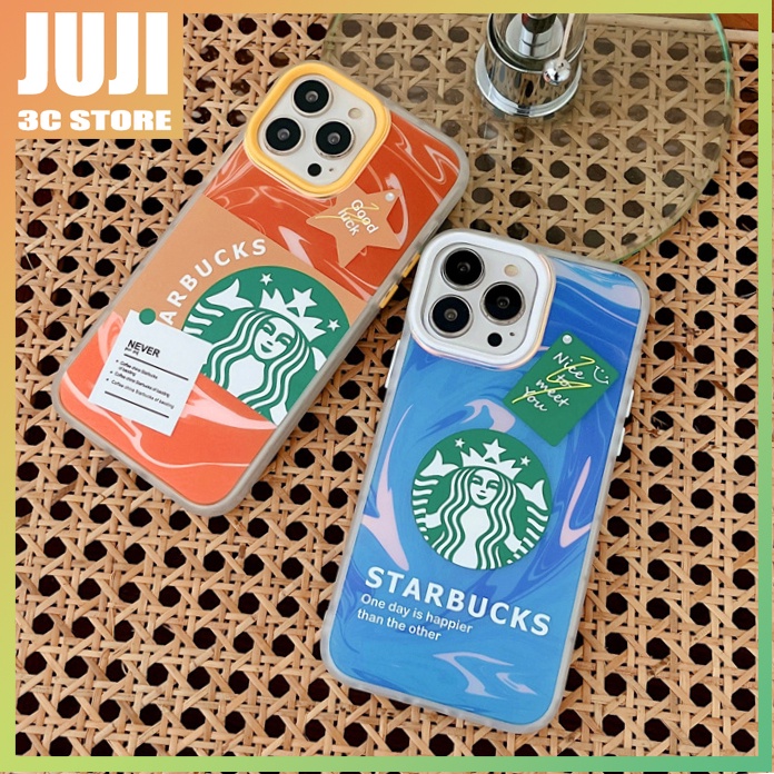 Case Motif starbucks anti Jatuh Untuk iphone 11 12 13 promax x xs xr xsmax 7 8 plus