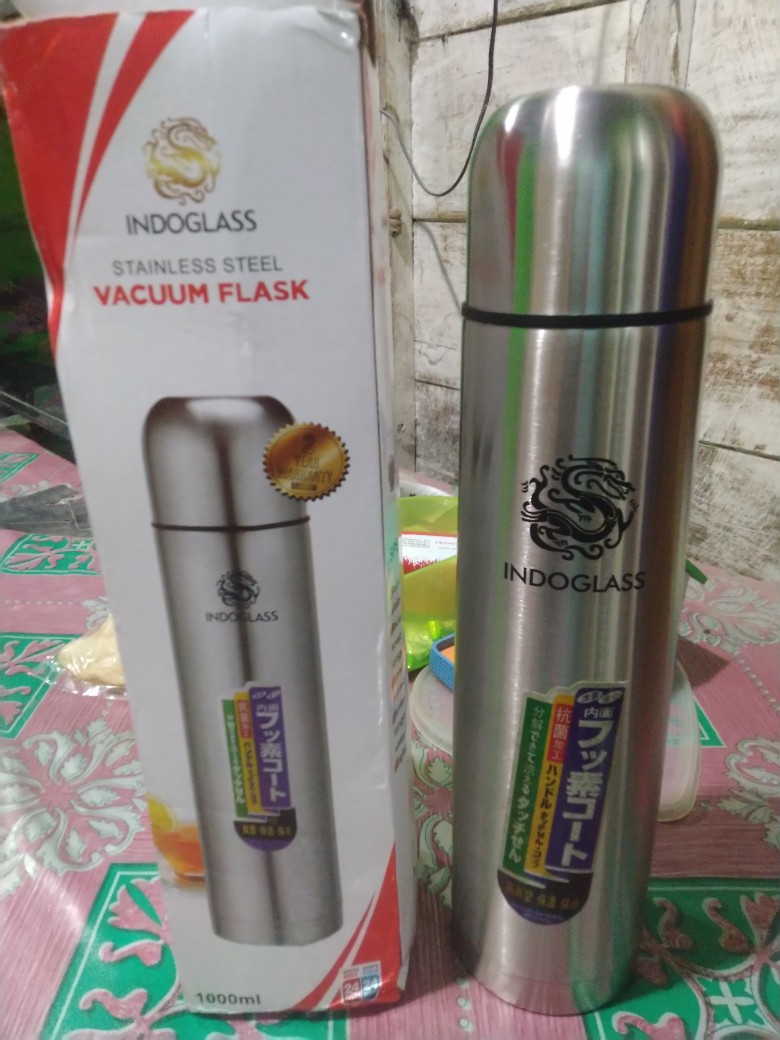 Termos Stainless Indoglass 1 Liter