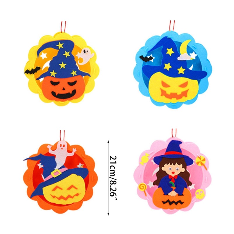 Mary Handmade Pumpkin Lantern Kerajinan Tangan Untuk Kit Kreatif DIY Lentera Led Aktivitas Anak