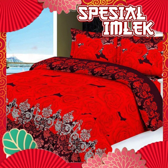 Cuci Gudang Sprei Fata Signature Classic Rose - Ukuran 160x200 & 180x200 wLKpEXTbOVN8N