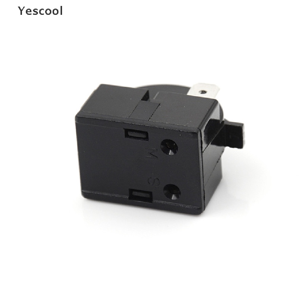 Yescool Starter Relay PTC 1 Pin 4.7 Ohm Warna Hitam Untuk Kulkas