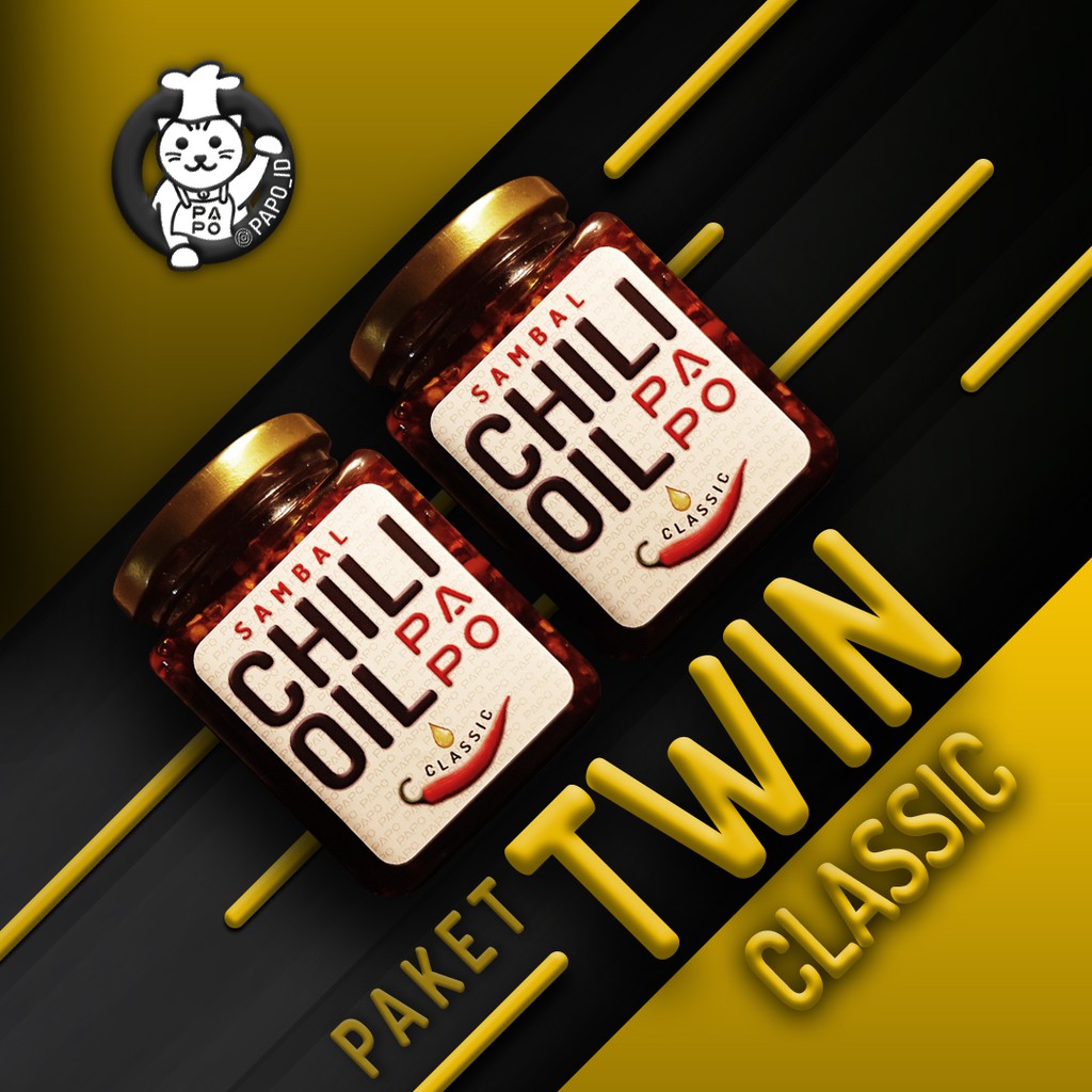 

PAKET TWIN CHILI OIL CLASSIC PAPO