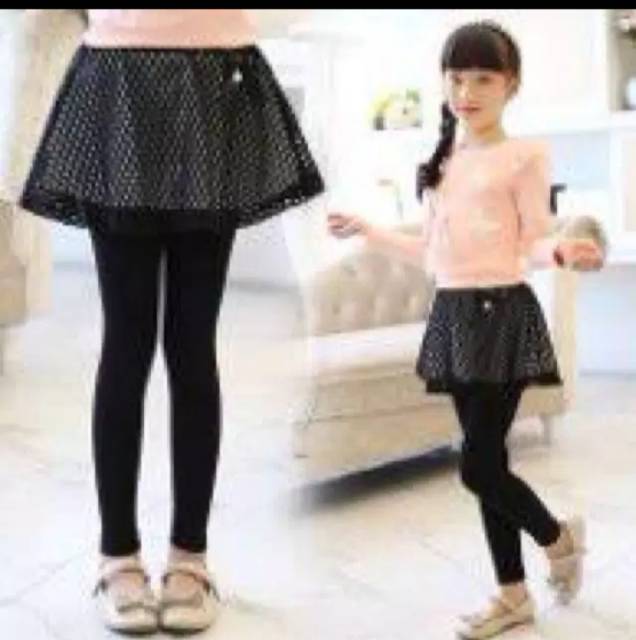 Legging Anak Anak ,celana rangkepan anak bahan spandek licin 4-6th 7-9th