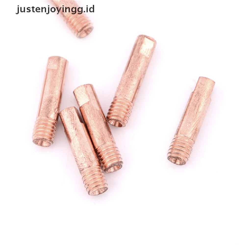 10pcs Nozzle Gas 15AK-0.8mm Mig Mag Welding Torch Warna Emas