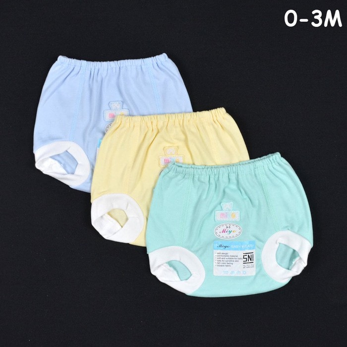 MIYO 1 Pcs Celana Pop Bayi / Baby WARNA BKH Newborn (0-6M)