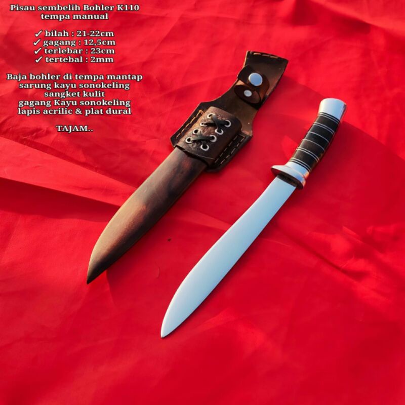 PISAU SEMBELIH BOHLER K110 TEMPA MANUAL SUPER TAJAM