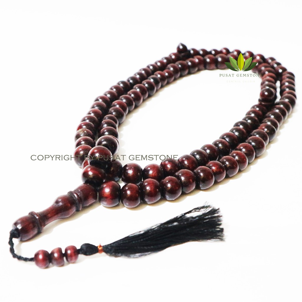 Tasbih Kayu Lokat 99 Butir 15 mm