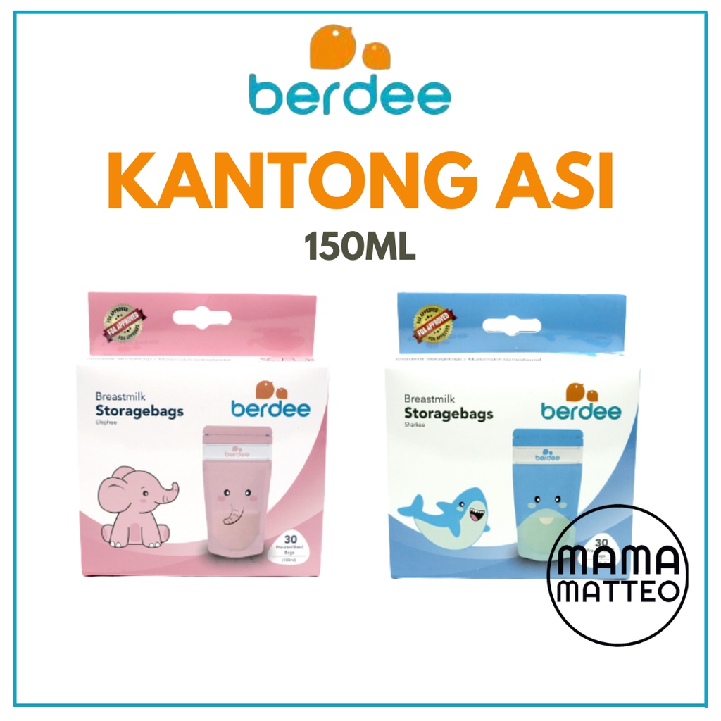 BERDEE KANTONG ASI THERMAL SENSOR 100ML 150ML / BREASTMILK STORAGE BAG / Wadah ASI / Penampung Susu ASI BANDUNG