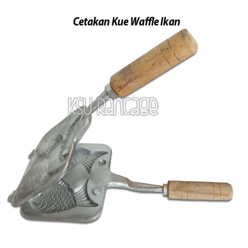 Cetakan Kue Waffle Ikan