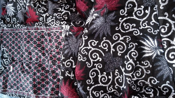 Batik Couple Gamis Batik Maura Sania Ruffle Ori Ndoro Jowi Dnt Size M L Xl All Size