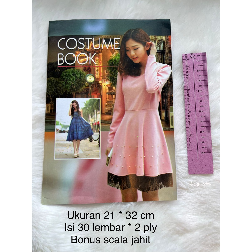 Custome Book Buku Kostum Jahit