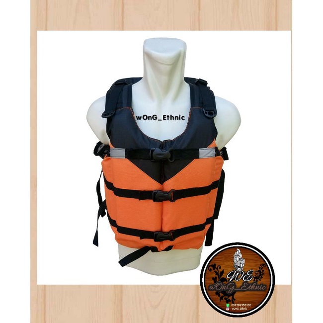 Life jacket pelampung rafting (Warna Oren)
