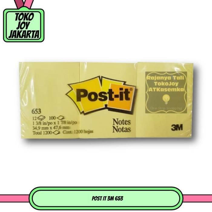 

POST IT 3M 653 Memo Stiker