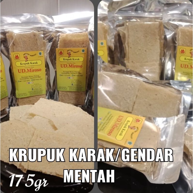 

krupuk karak/gendar/puli UD Miroso GK