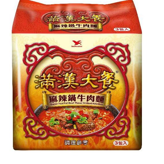 

[PRODUK WYGID] MIE INSTAN SAPI TAIWAN MANHAN NOODLES ISI 3 BUNGKUS MWW