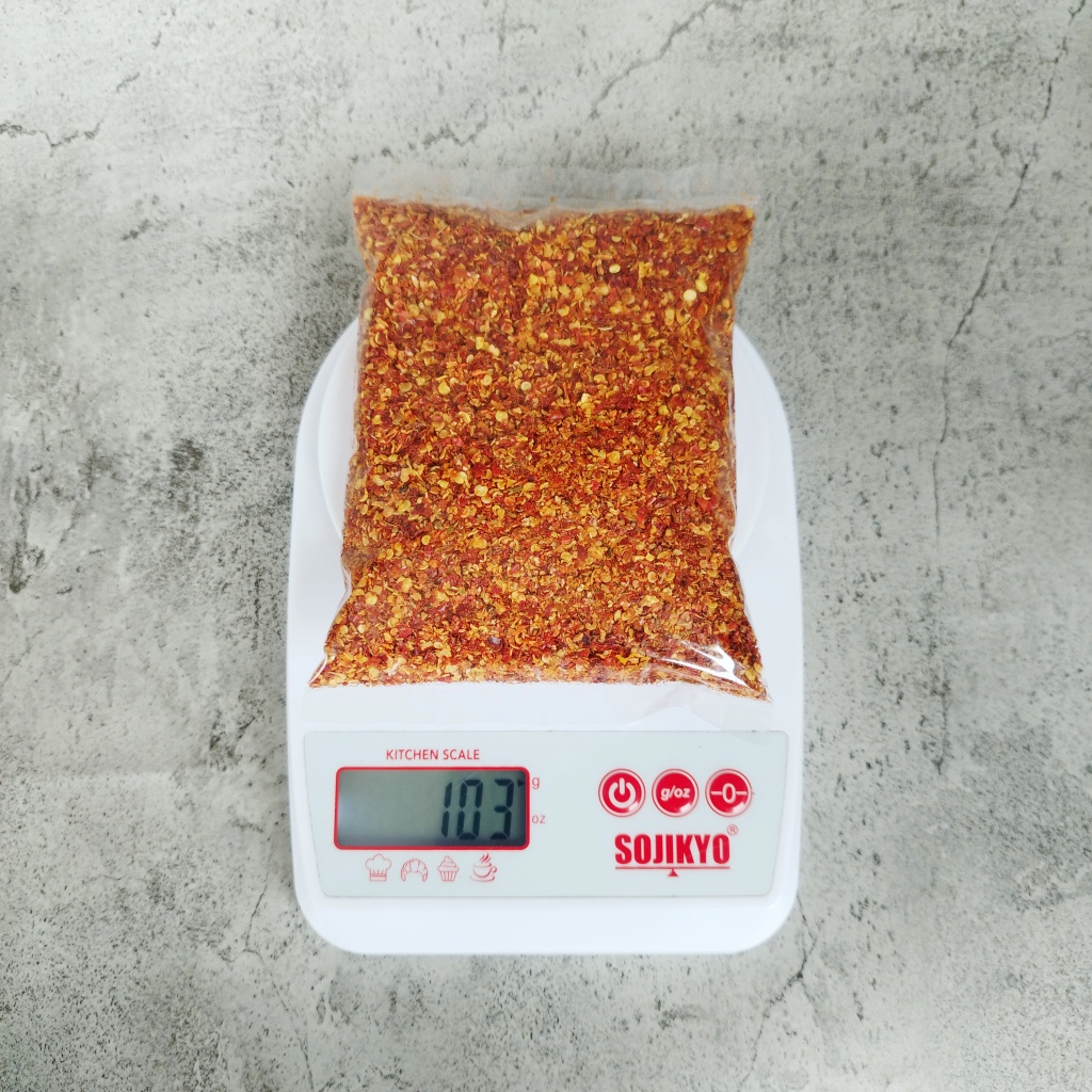 Cabai Bubuk Kasar Super Pedas 100 gr