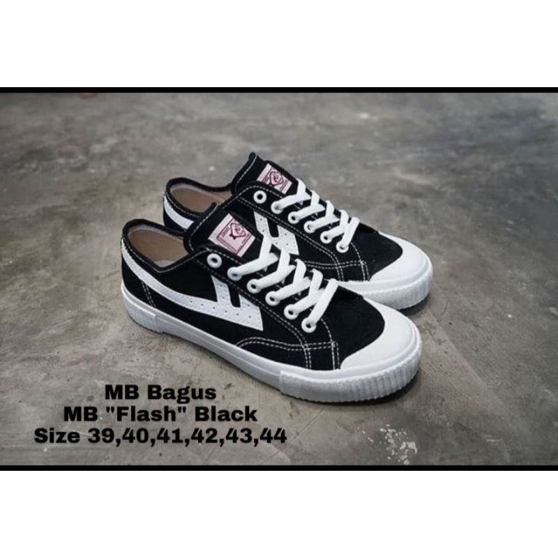 Sepatu MB Bagus Flash Black - ORIGINAL