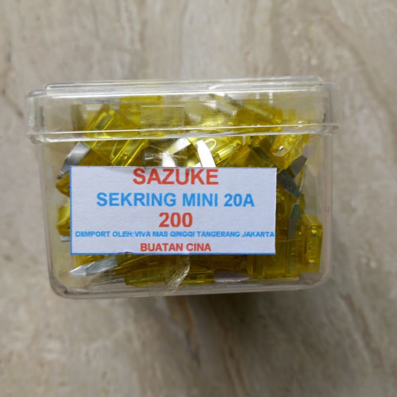 [100pcs]Sekring sikring mini 20A