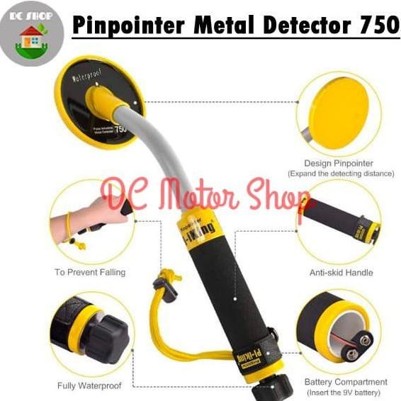 Pi-Iking 750 Waterproof Metal Detector 30M Underwater Metal Detector