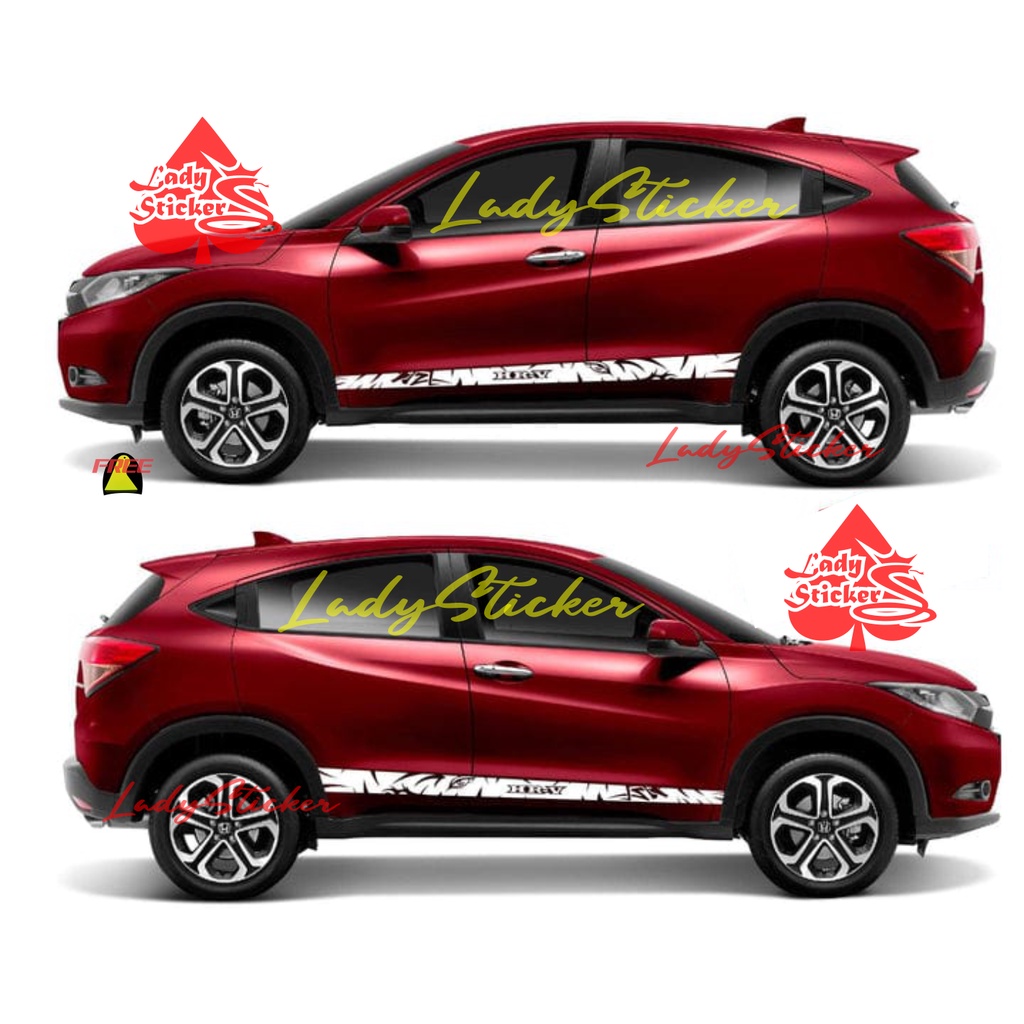 CUTTING STICKER MOBIL STICKER STIKER MOBIL HONDA HRV LIST SANOING