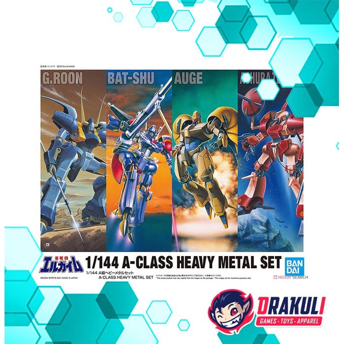 BANDAI Plamo 1/144 A-Class Heavy Metal Set