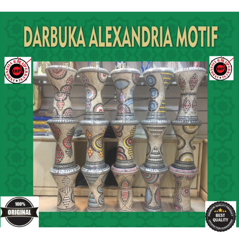 Darbuka alexandria 8 3/4 inc asli mesir