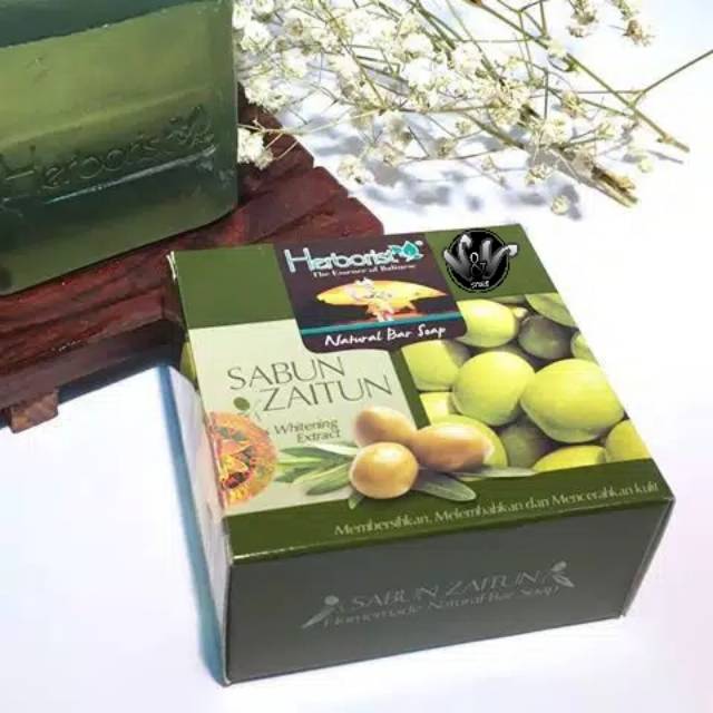 HERBORIST SABUN ZAITUN/ HERBORIST/ SABUN BATANG HERBORIST/ PERAWATAN TUBUH/ SABUN ZAITUN HERBORIST
