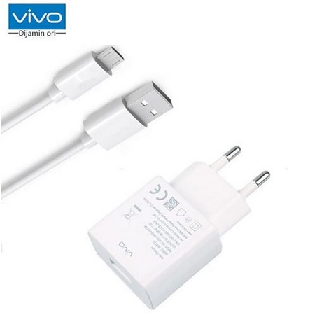 Charger Vivo Original Fast Charging 9V-2A Micro USB Vivo V5 V7 V9 V11 Y53 Y55 Y71 Y83