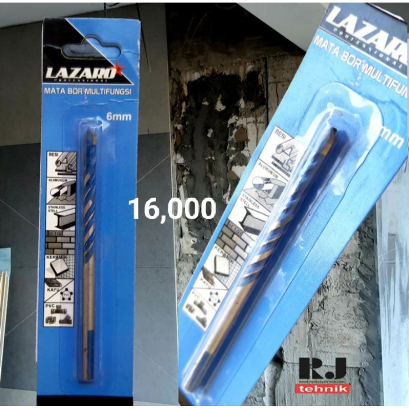 mata bor multifungsi mata bor serbaguna biru 10mm lazaro