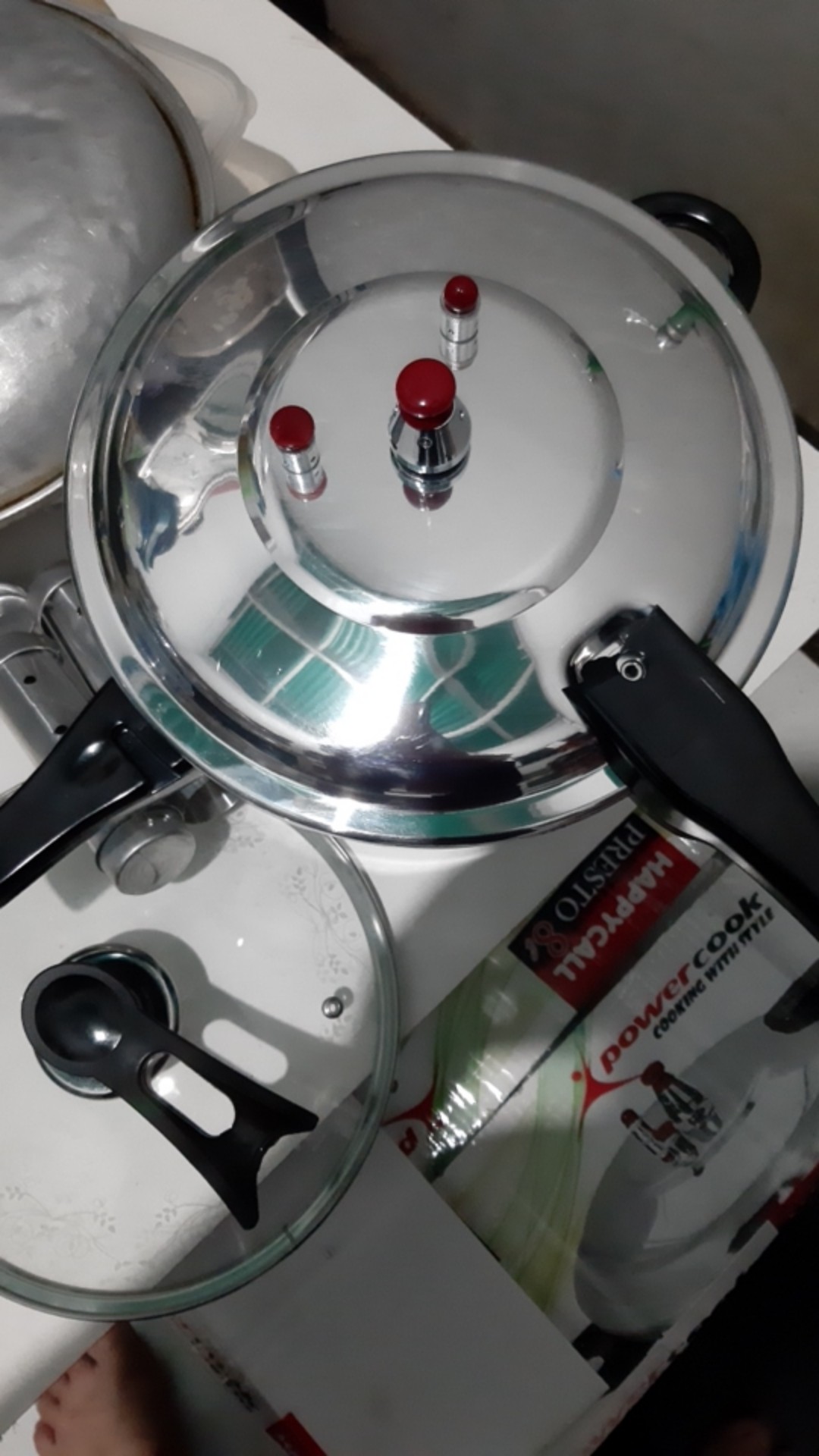 Panci Presto 8 Liter Panci Kukus 3 In 1 Alat Pelunak Duri Multifungsi Bonus Tutup Kaca