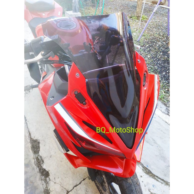 Visor Windshield CBR 150R 2017-2018 Facelift Warna Hitam Dan Bening