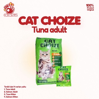 Makanan Kucing kering premium murah CAT CHOIZE 7 bungkus untuk Adult atau Kitten