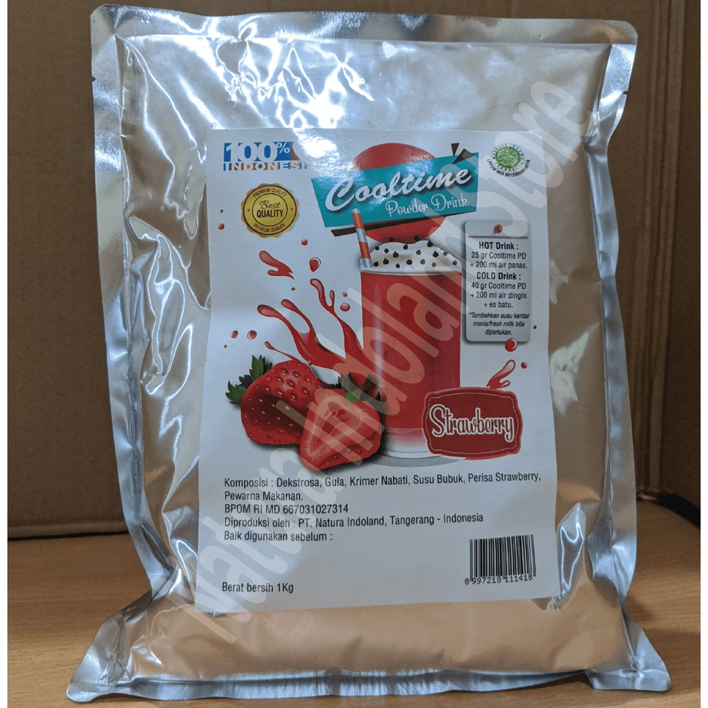 

COOLTIME Powder Drink 1 Kg : Rasa STRAWBERRY