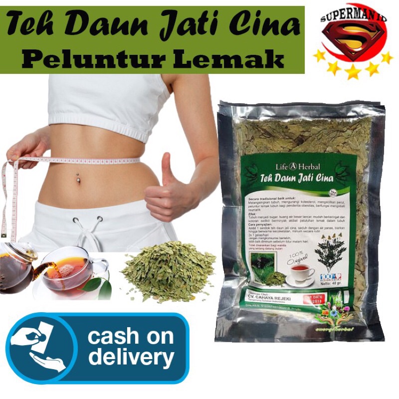 

TEH DAUN JATI CINA || peluntur lemak