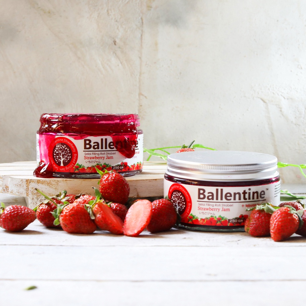 

Ballentine Strawberry Spread Jam 250 gr - selai stroberi