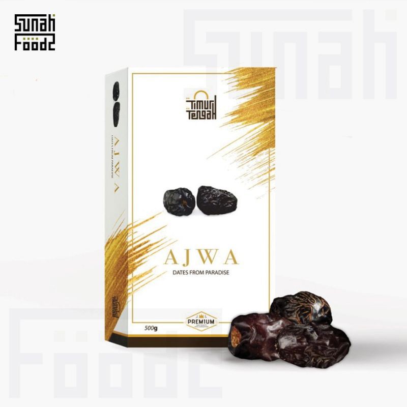 

Kurma Ajwa 500 Gr Premium | Kurma Nabi Asli Madinah Premium High Quality