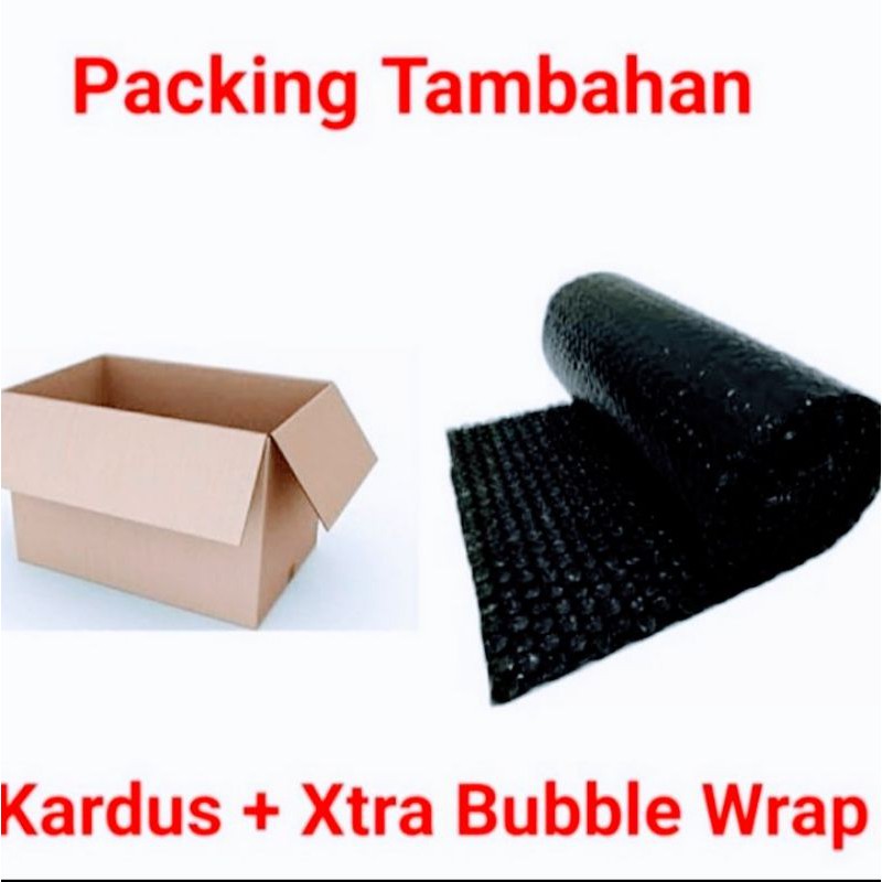 

Tambahan Packing Bubble Wrap & Dus Untuk Pupuk Hanamaru