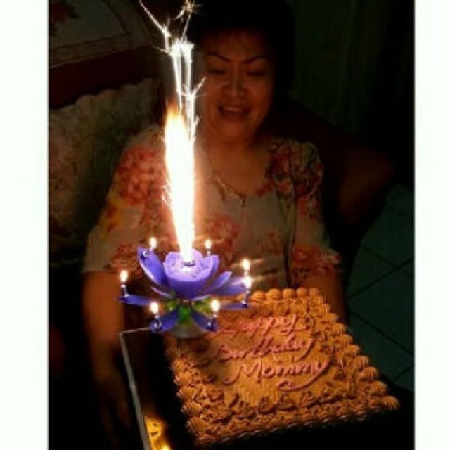 Lilin Ulang Tahun Kembang Api Lotus - Birthday Candle - Fireworks Candle