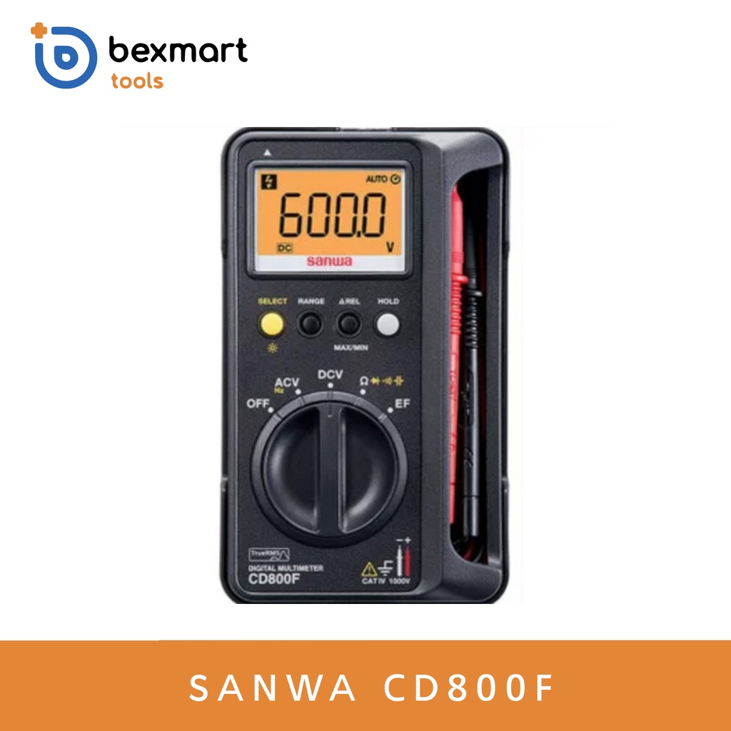 SANWA CD800F / CD 800F Digital Multimeter electric field