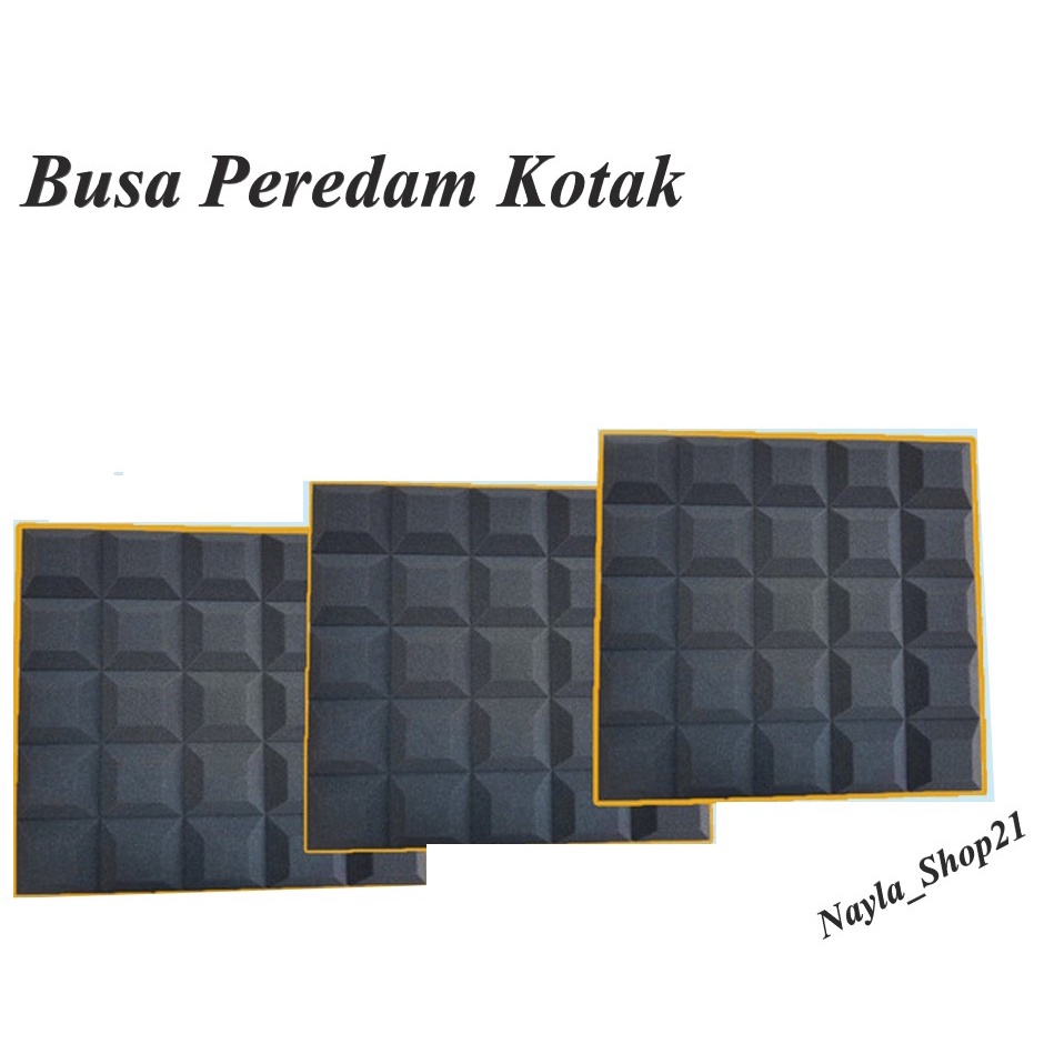 Sudoku Acoustik Foam / Busa Peredam Suara Kotak 50x50cm